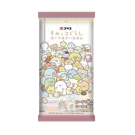 Bandai Sumikkogurashi collection carte et chewing gum