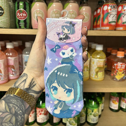 Chaussettes Akane Kurokawa x Kuromi - Sanrio