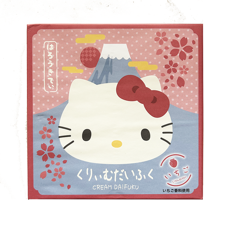 Boîte de gâteaux Hello Kitty à la fraise Daifuku