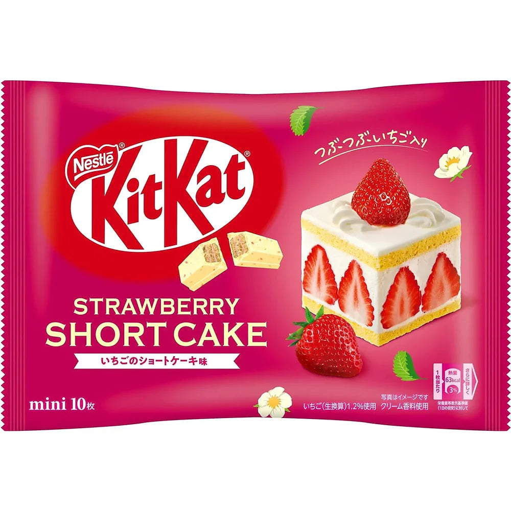 Kit Kat mini - Fraise / Short cake