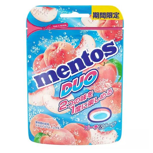 Mentos 2 in 1 - Peche / Soda