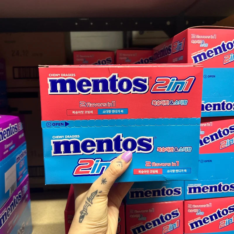 Mentos 2 in 1 - Peche / Soda