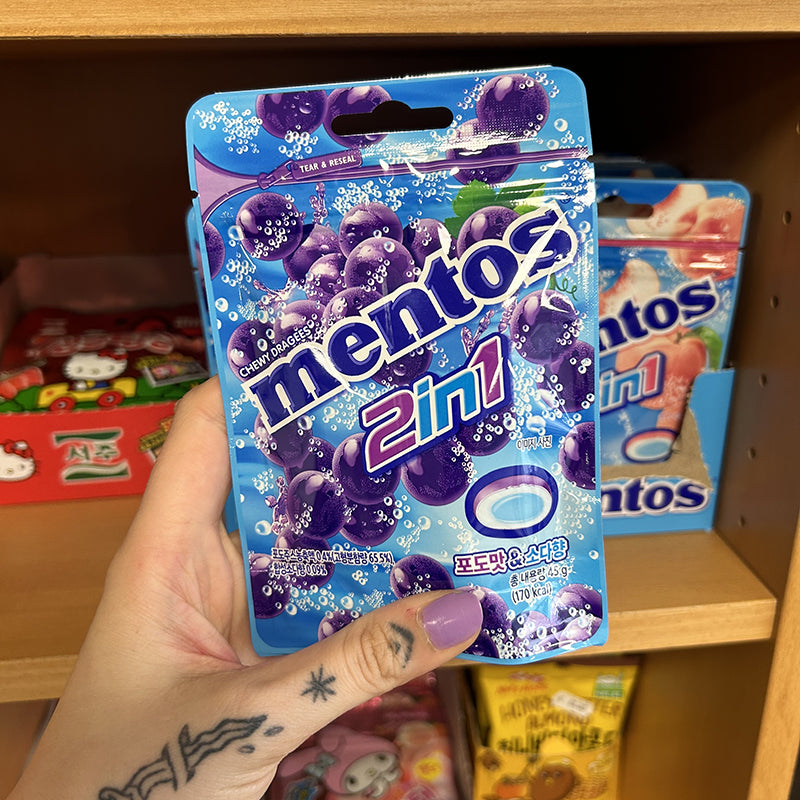 Mentos 2 in 1 - Raisin / Soda