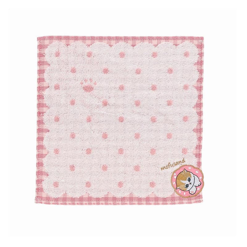 Mini serviette mofusand en coton - Donut nyan