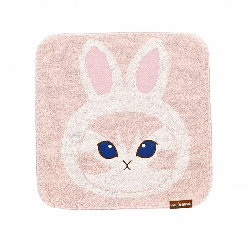 Mini serviette mofusand en coton - Lapin Nyan