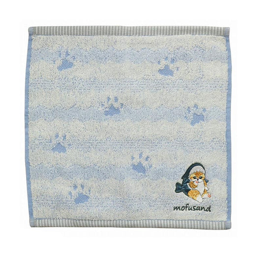 Mini serviette mofusand en coton - Mini shark Nyan