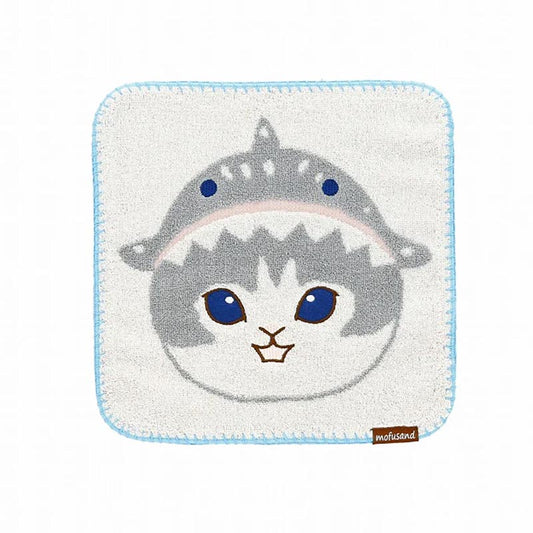 Mini serviette mofusand en coton - Requin Nyan