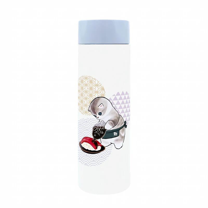 Petite bouteille Mofusand - motif Maître sushi 150ml