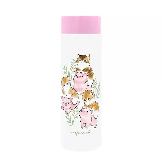 Petite bouteille Mofusand - motif Cochons et chats 150ml