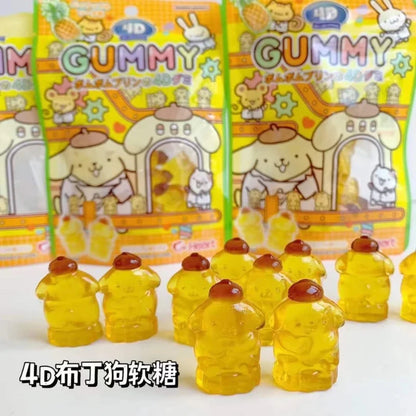 Pompompurin 4D gummy - goût ananas