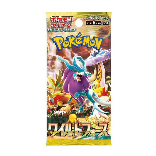 Booster Carte Pokémon Scarlet & Violet Expansion Pack Wild Force - SV5K