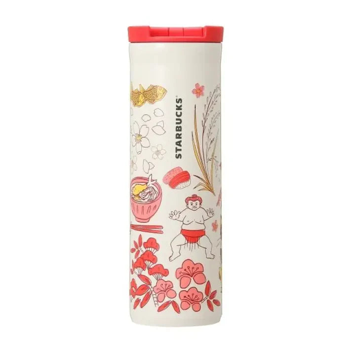 Starbucks Japan Tokyo Been There Series rouge - Gobelet en acier inoxydable 473ml