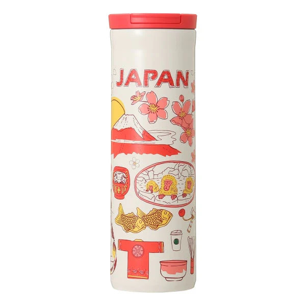 Starbucks Japan Tokyo Been There Series rouge - Gobelet en acier inoxydable 473ml