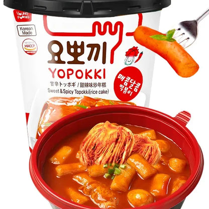 Yopokki Rice cake Cup - Sweet & Spicy